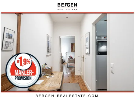 Portal - Wohnung kaufen in Berlin - Ihr neues Zuhause im Crellekiez: Elegante Maisonette mit Balkonidylle (bezugsfrei)