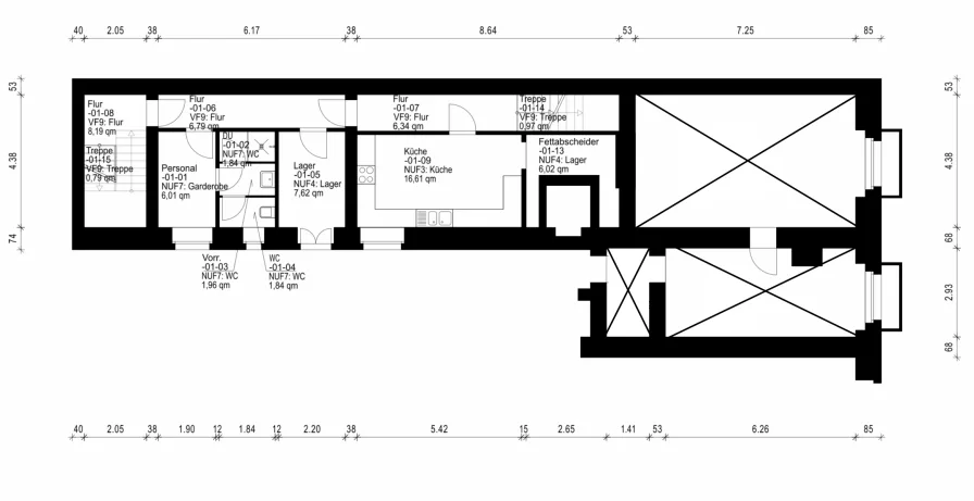 Grundriss Souterrain