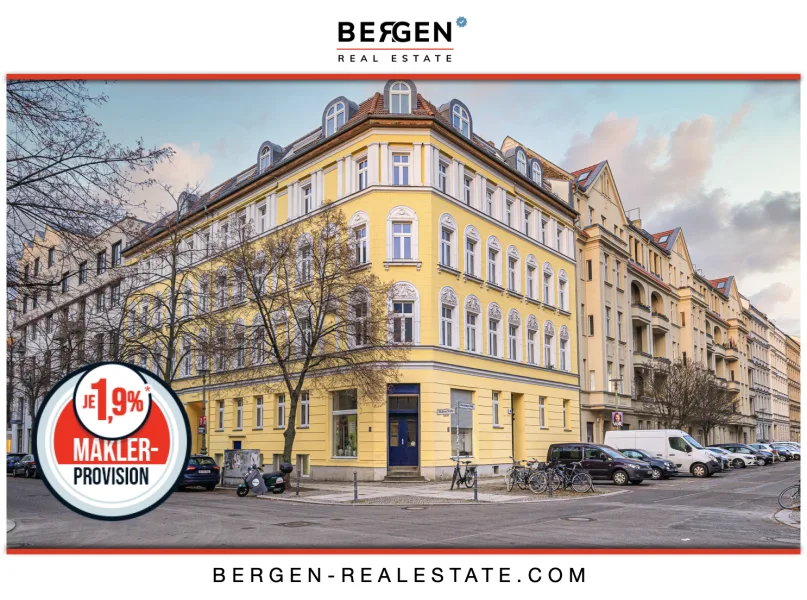 Portal - Wohnung kaufen in Berlin - Bezugsfreie und sanierte 3-Zimmer-Altbauwohnung mit Balkon in Berlin-Mitte