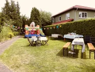 Garten im Sommer