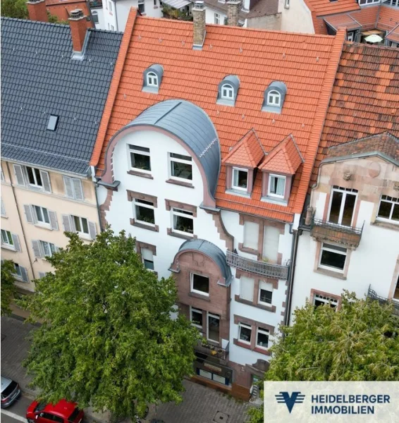 Hausansicht - Wohnung kaufen in Heidelberg - Heidelberg-Weststadt: B e l e t a g e -  4 Zimmer-Wohnung mit großer Terrasse