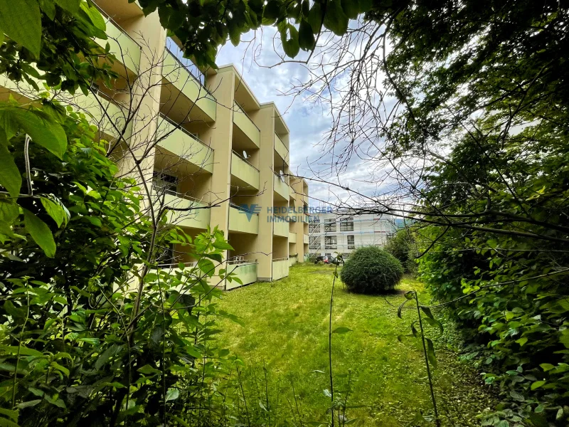 Blick auf das Haus - Wohnung kaufen in Heidelberg / Rohrbach - Kapitalanlage: Renoviertes1-Zimmer-Apartment in zentraler Lage mit Keller und Stellplatz!