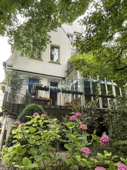 Rückansicht - Haus kaufen in Heidelberg / Neuenheim - Stilvolles Zweifamilienhaus in Heidelberg-Neuenheim!