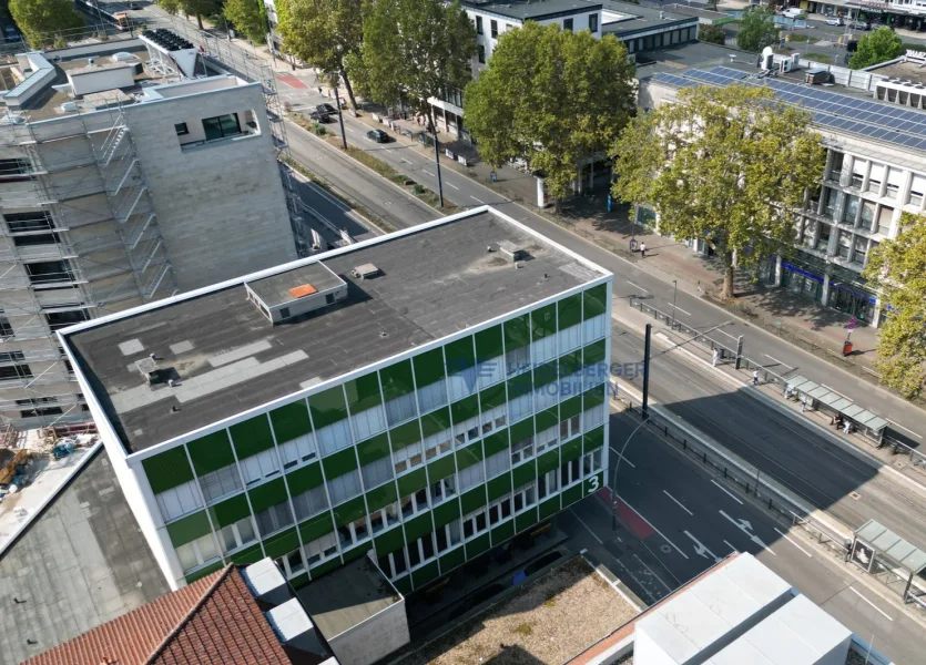 Blick von oben - Büro/Praxis mieten in Heidelberg - Büroeinheit in zentraler Innenstadtlage