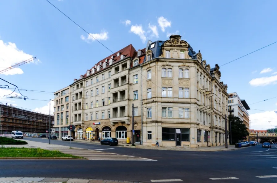 Objektansicht - Büro/Praxis mieten in Dresden - Ruhiges Büroloft in Dresden-Mitte!