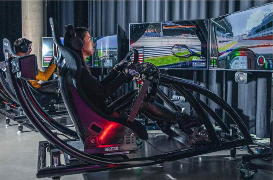 Beispielinnenansicht SIM Racing