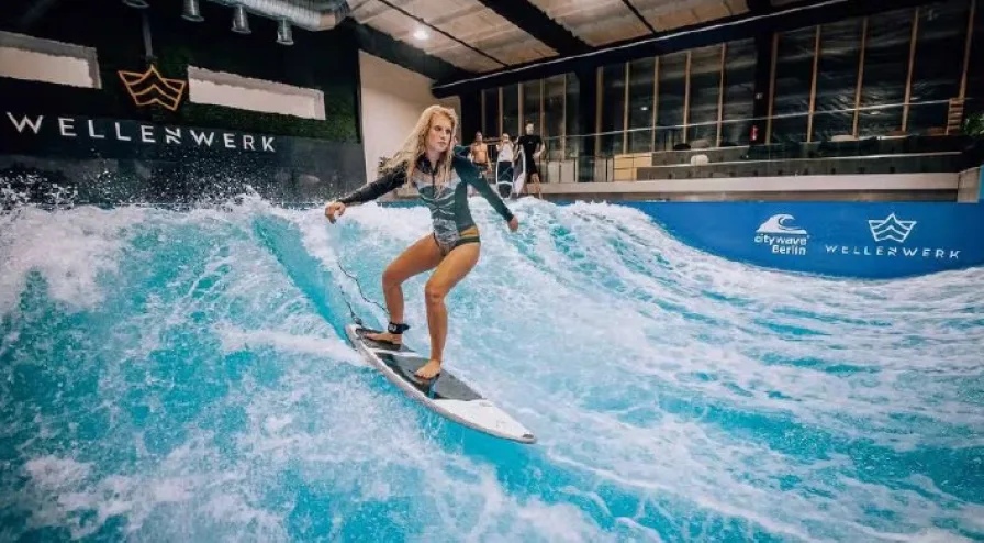 Beispielinnenansicht Indoor-Surfing