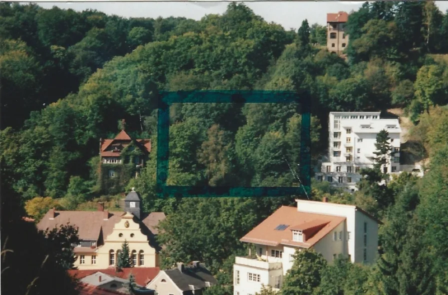 Ansicht - Grundstück kaufen in Tharandt - Baugrundstück für Mehrfamilienhaus in idyllischer Lage & mit Ausblick in Tharandt!