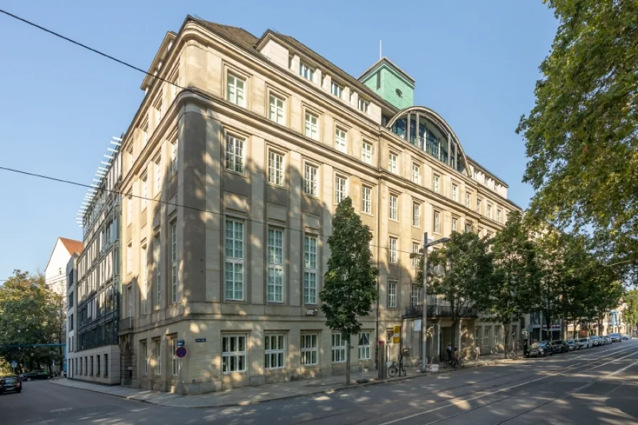 Objektansicht - Büro/Praxis mieten in Dresden - Im historischen Altbau!