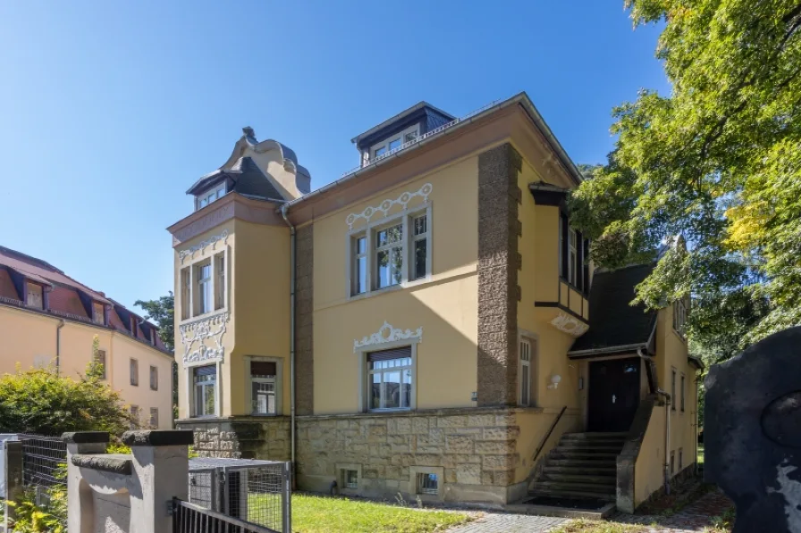 Objektansicht - Büro/Praxis mieten in Dresden - Bürovilla im Jugendstil!