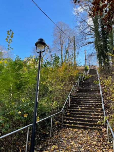 Treppe als öffentlicher Weg