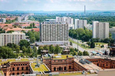 Visualisierung - Büro/Praxis mieten in Dresden - Lebendig - belebt - Q-Living!