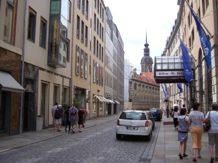 Blickrichtung Fürstenzug - Laden/Einzelhandel mieten in Dresden - Im Hilton am Neumarkt! BEATE PROTZE IMMOBILIEN