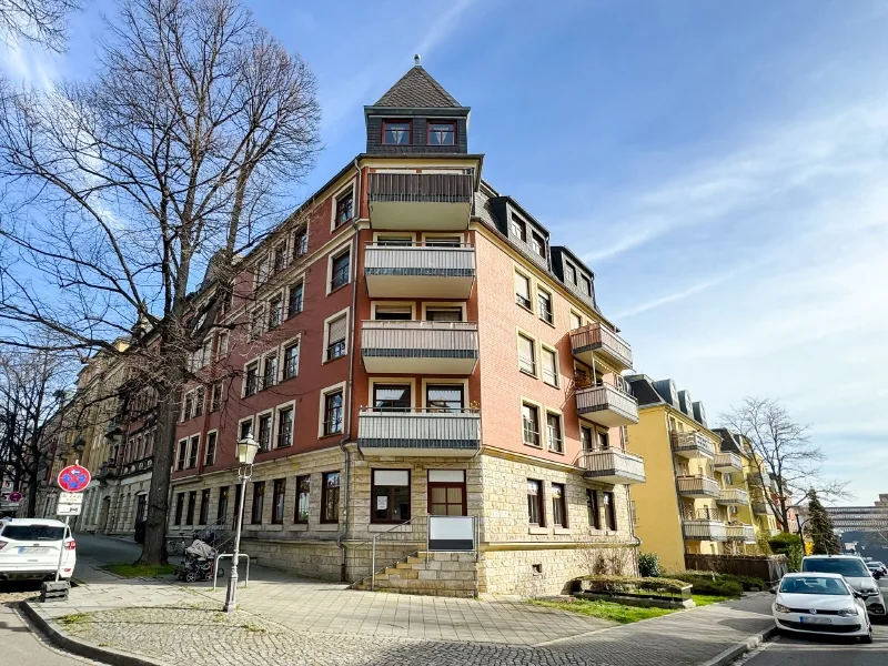 Objektansicht - Büro/Praxis mieten in Dresden - In Ecklage!