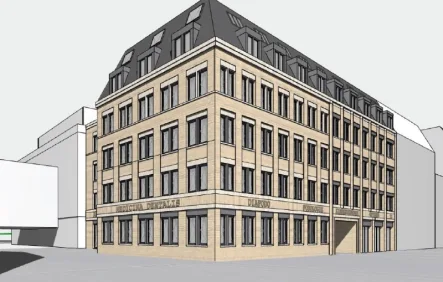 Visualisierung - Büro/Praxis mieten in Dresden - Erstbezug - exklusives Neubauprojekt! BEATE PROTZE IMMOBILIEN