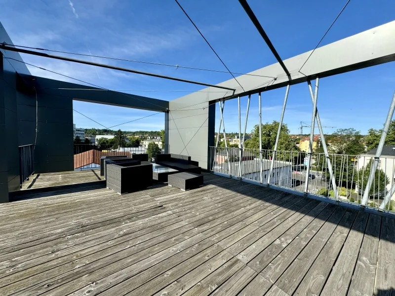 Dachterrasse - Büro/Praxis mieten in Dresden - Modern arbeiten mit Dachterrasse!