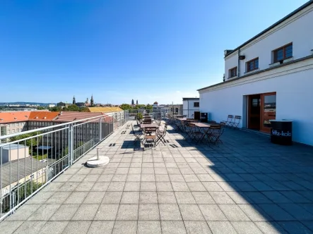 Dachterrasse - Gastgewerbe/Hotel mieten in Dresden - Rooftop am Schützenplatz! BEATE PROTZE IMMOBILIEN