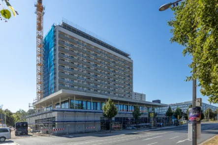 Objektansicht in Bauphase - Büro/Praxis mieten in Dresden - Zentral - mit Dachterrasse - Q-Living!