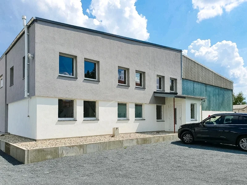 Objektansicht - Halle/Lager/Produktion mieten in Lohmen - Halle+Werkstatt+Freifläche+Büro! BEATE PROTZE IMMOBILIEN