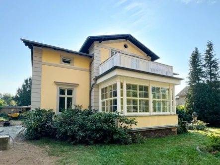 Objektansicht - Büro/Praxis mieten in Radebeul - Sanierte Villa!