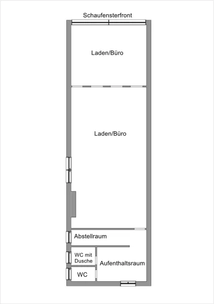 Skizze Grundriss