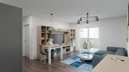 Titelbilde - Wohnung kaufen in Au am Rhein - Neubauwohnung_OG_ Nr.3 in Au am Rhein