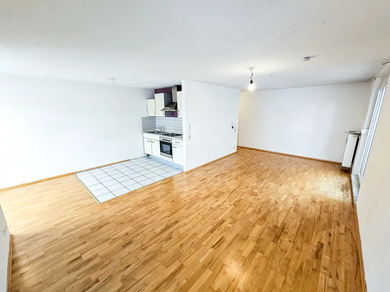 Wohnzimmer - Wohnung kaufen in Durmersheim / Würmersheim - Wohnglück auf 45qm. Für die wunderbare erste Zeit im Eigenheim