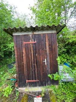 Gartenhütte - Grundstück kaufen in Stuttgart - Verwildertes Gartengrundstück in Stuttgart Hedelfingen