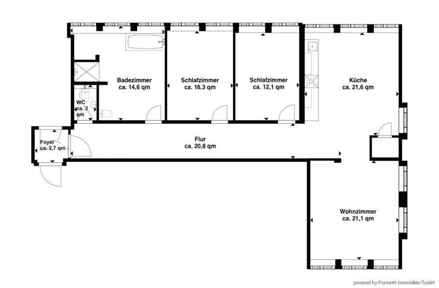 Grundriss Kirchplatz 12