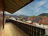 überdachter Balkon