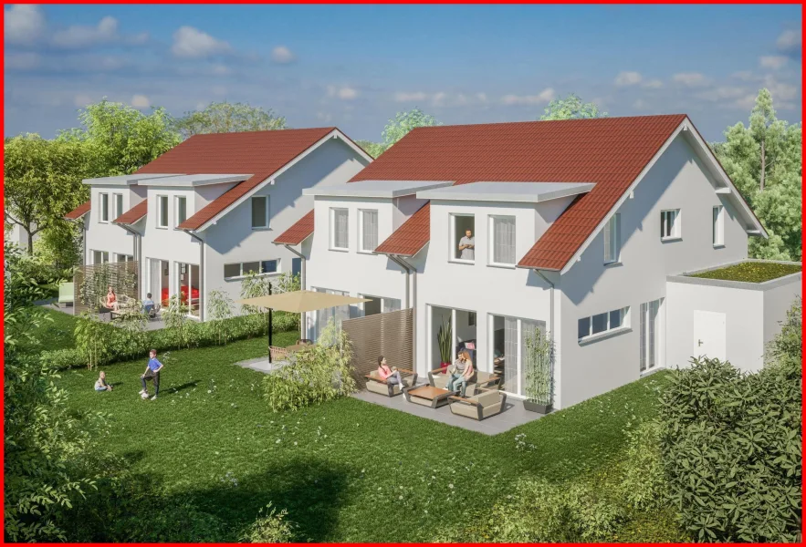 Ansicht - Haus kaufen in Heiningen - Attraktives DHH in gewachsener Siedlungslage 
