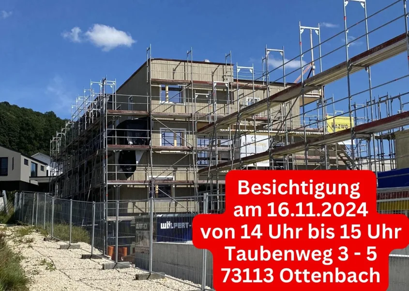 Besichtigung am 16.11.2024 von - Wohnung kaufen in Ottenbach - Wohnung in Ottenbach