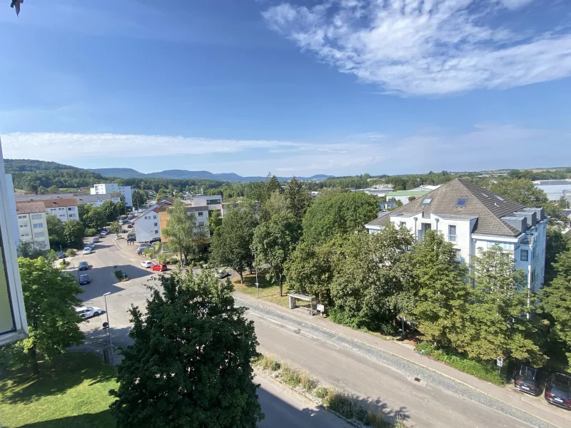 Aussicht vom Balkon