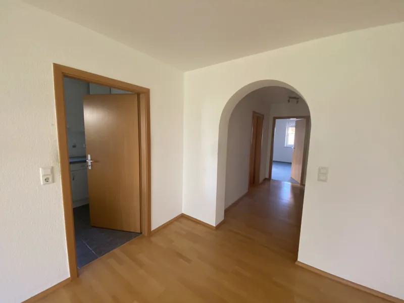 Blick vom Wohn-und Esszimmer