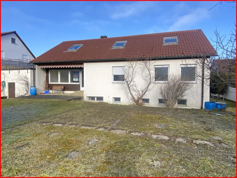 Ansicht von Süden - Haus kaufen in Gammelshausen - Wohnhaus mit Potenzial in ruhiger, naturnaher Lage