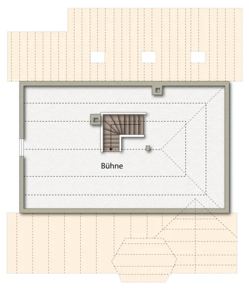 Unverbindl. Illustrat.,  Bühne