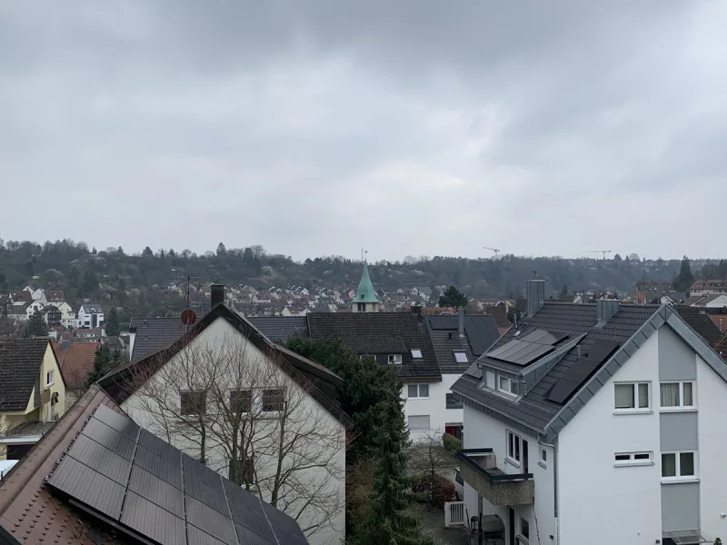 Blick3 - Wohnung mieten in Stuttgart / Kaltental - Großzügige ruhige Maisonette Dachgeschoßwohnung