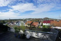 Aussicht von der Dachterrasse