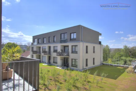 Ausblick vom Balkon - Wohnung kaufen in Abstatt - BETREUTES WOHNEN: BEHINDERTENGERECHTE SENIORENWOHNUNG MIT PFLEGE ANSCHLUSS IN ABSTATT - NEUBAU