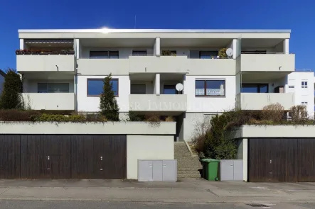 Hausansicht - Wohnung mieten in Stuttgart - Moderne 1-Zimmer-Wohnung mit Balkon und Einbauküche in S-Hoffeld