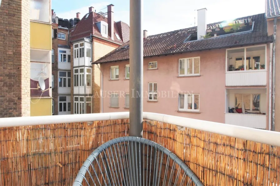 Balkon - Wohnung kaufen in Stuttgart - Attraktive Drei-Zimmer-Wohnung mit Balkon am "Stöckach" in Stuttgart Ost