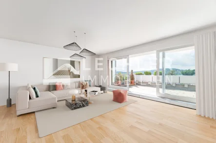 Unverbindliches Wohnbeispiel - Wohnung kaufen in Stuttgart - Aussichtsreiche Terrassenwohnung in ruhiger Lage