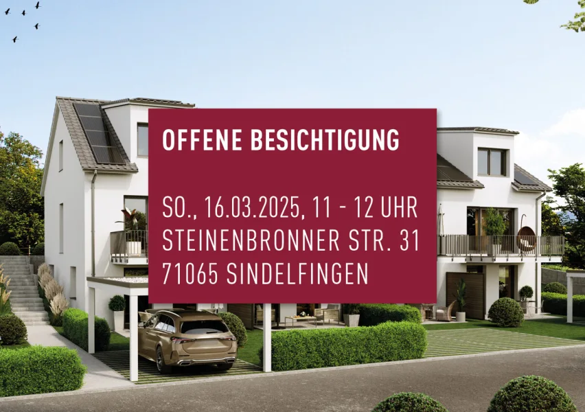 Offene Besichtigung - Haus kaufen in Sindelfingen - OFFENE BESICHTIGUNG 16.03. VON 11-12 UHR - ATTRAKTIVES REIHENECKHAUS IN BEGEHRTER LAGE