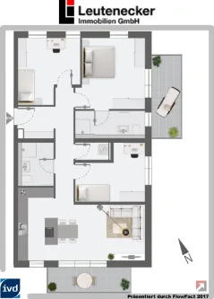 Grundriss B15-16 - Wohnung kaufen in Remseck - Großzügige 4-Zimmer-Wohnung im Obergeschoss mit zwei Balkonen