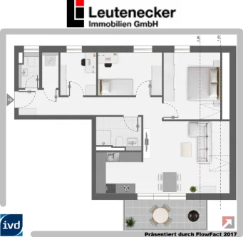 Grundriss A9 - Wohnung kaufen in Remseck - 3 Zimmer und ein zusätzlicher Homeoffice-Raum