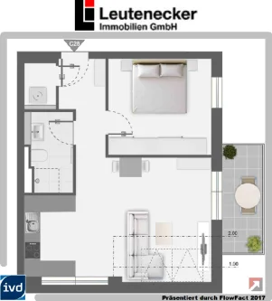 Grundriss C28 - Wohnung kaufen in Remseck - Großzügige 2-Zimmer-Dachgeschosswohnung mit viel Helligkeit