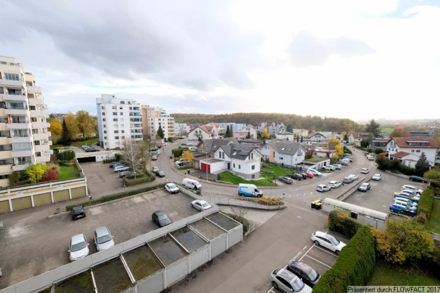 Ausblick vom Balkon