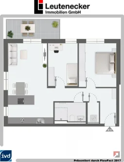 Grundriss B14 - Wohnung kaufen in Remseck - Kapitalanlage Neubau: 3-Zimmer-Wohnung in Remseck-Aldingen