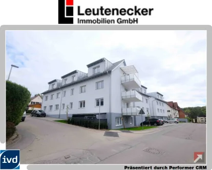 Hausansicht Nordwest - Wohnung kaufen in Remseck - Großzügige 3-Zimmer-Neubau-Eigentumswohnung mit Balkon