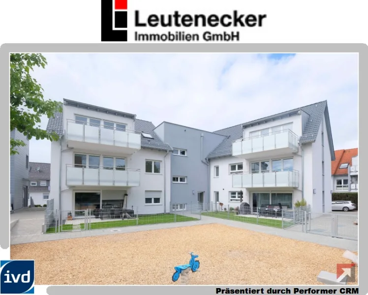 Hausansicht Süd - Wohnung kaufen in Remseck - 4 Zimmer und ein Südostbalkon